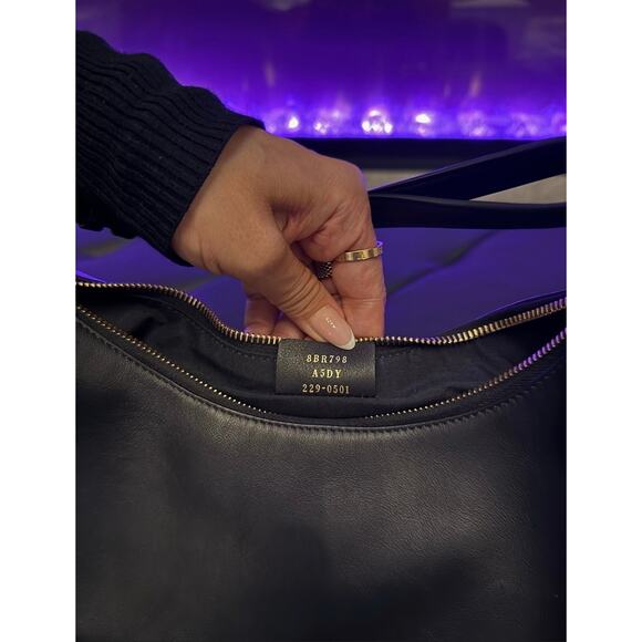 Fendigraphy Small Black & Gold Leather Bag - Picture 2 of 9